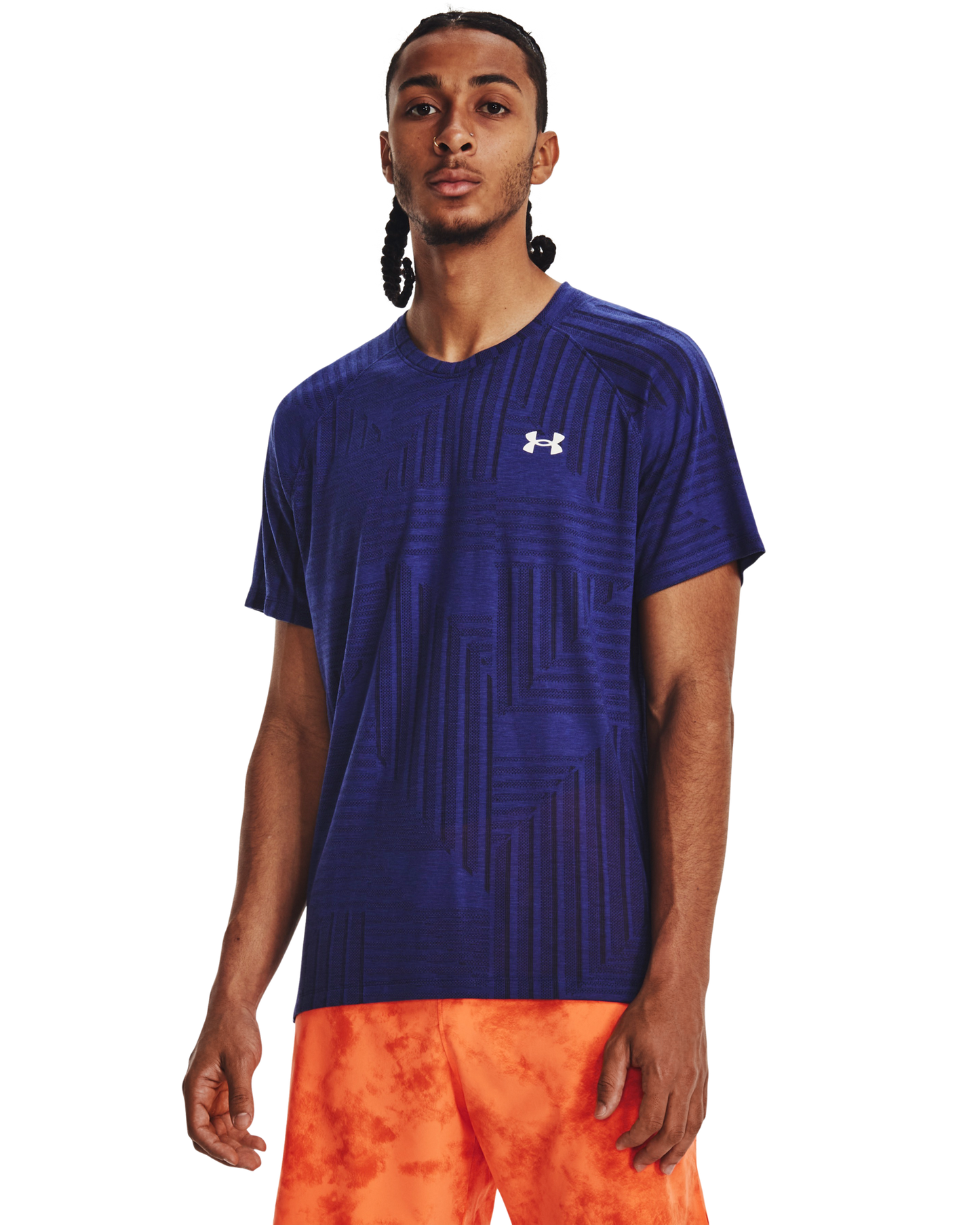 Men's UA Streaker Deco Diamond Short Sleeve