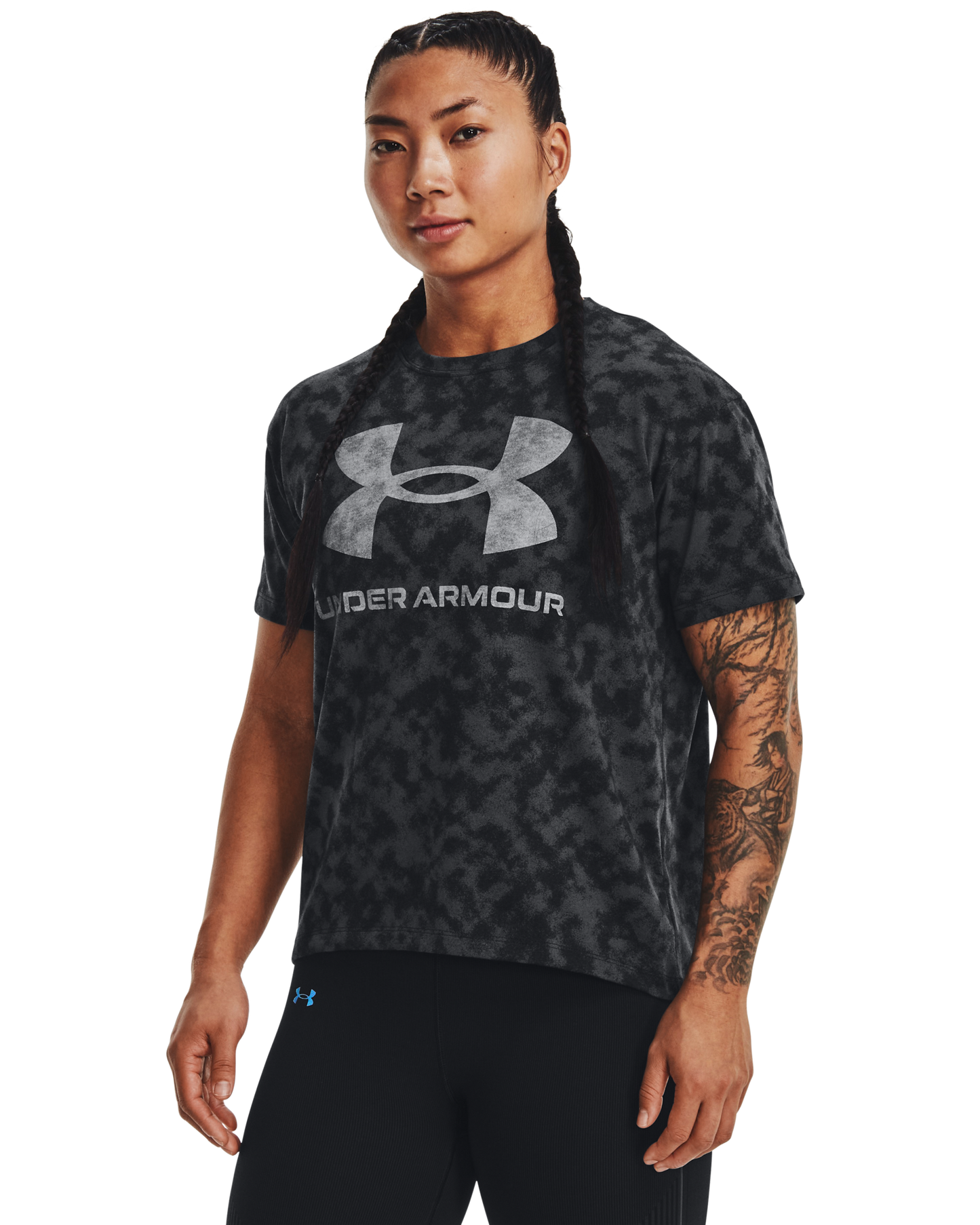 Women's UA Logo Printed Heavyweight Short Sleeve