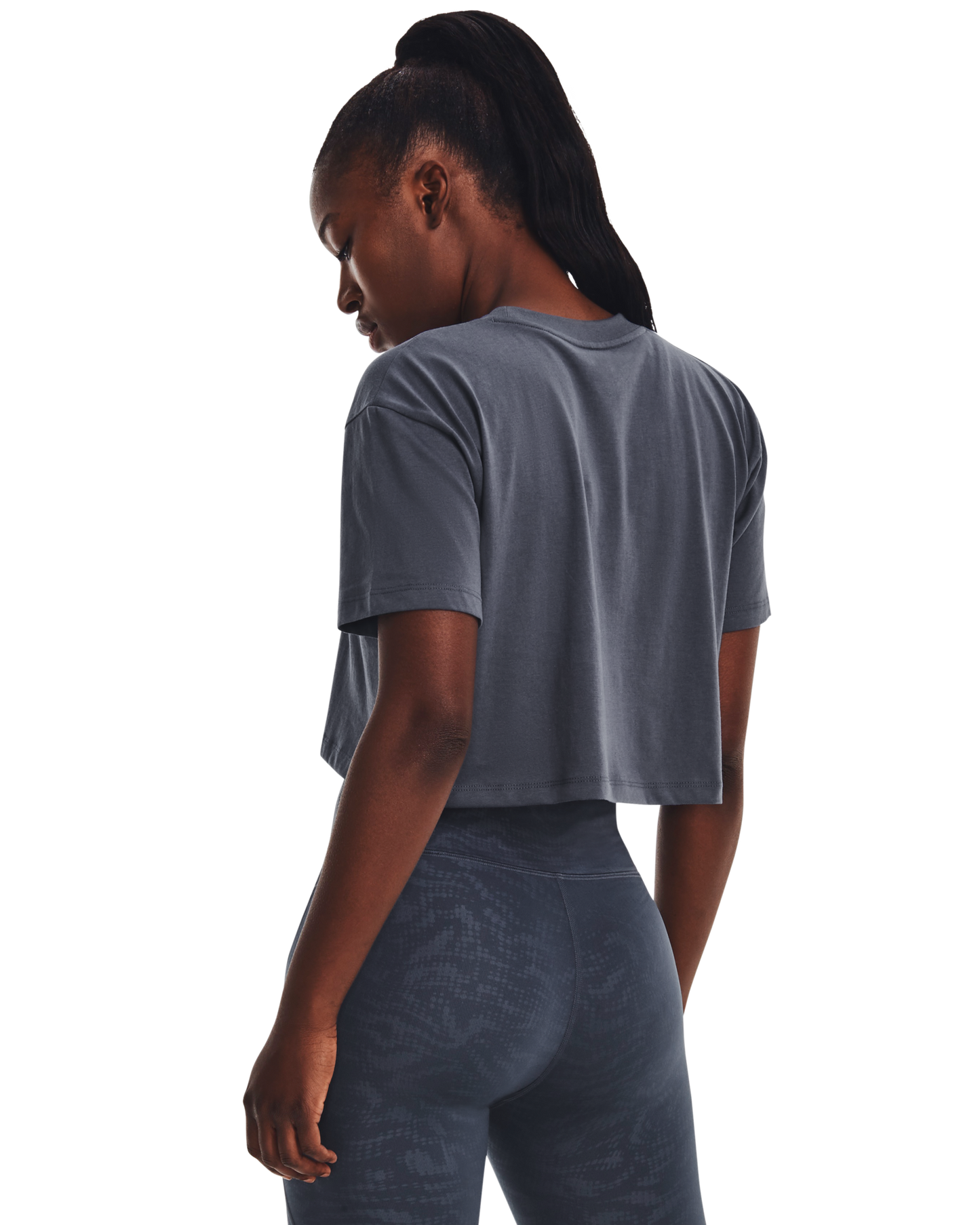 Women's UA Branded Logo Crop Short Sleeve