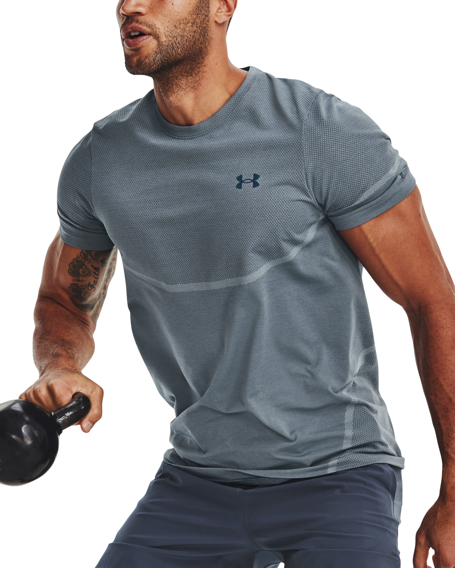 Men's UA RUSH™ Seamless Legacy Short Sleeve