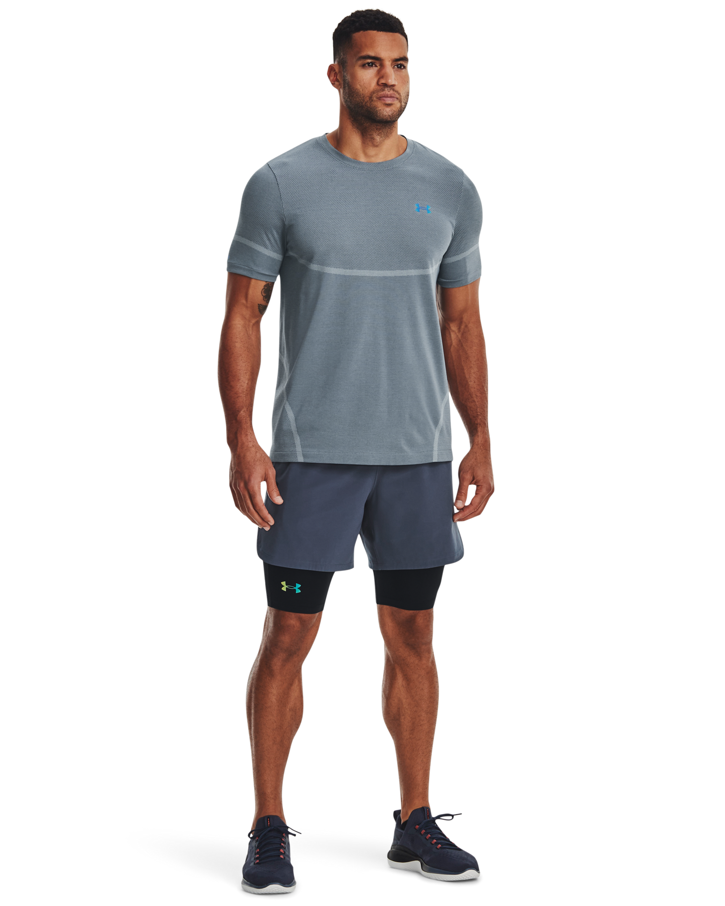 Men's UA RUSH™ Seamless Legacy Short Sleeve