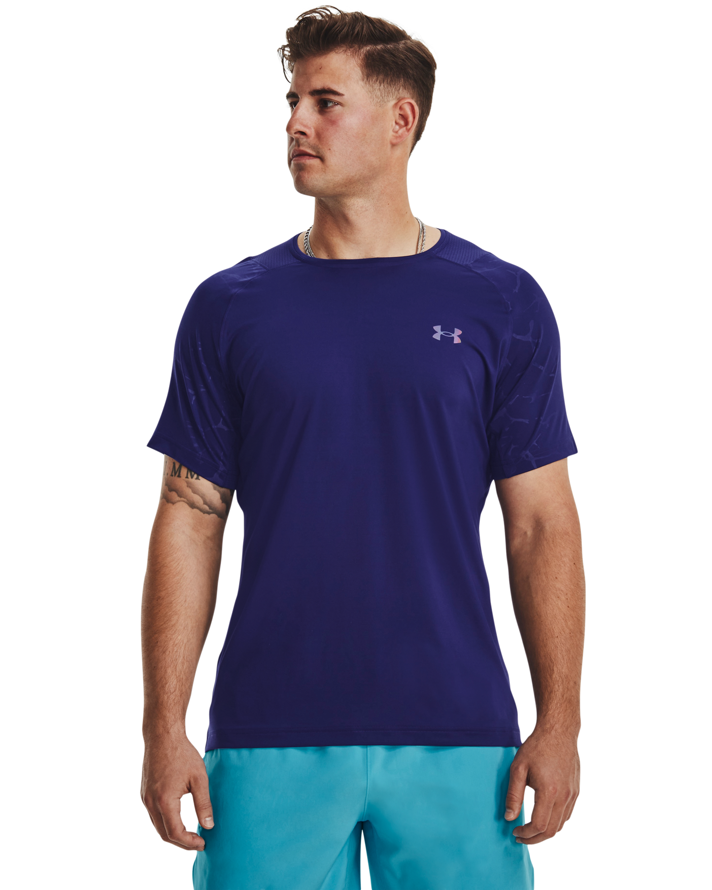 Men's UA RUSH™ Emboss Short Sleeve