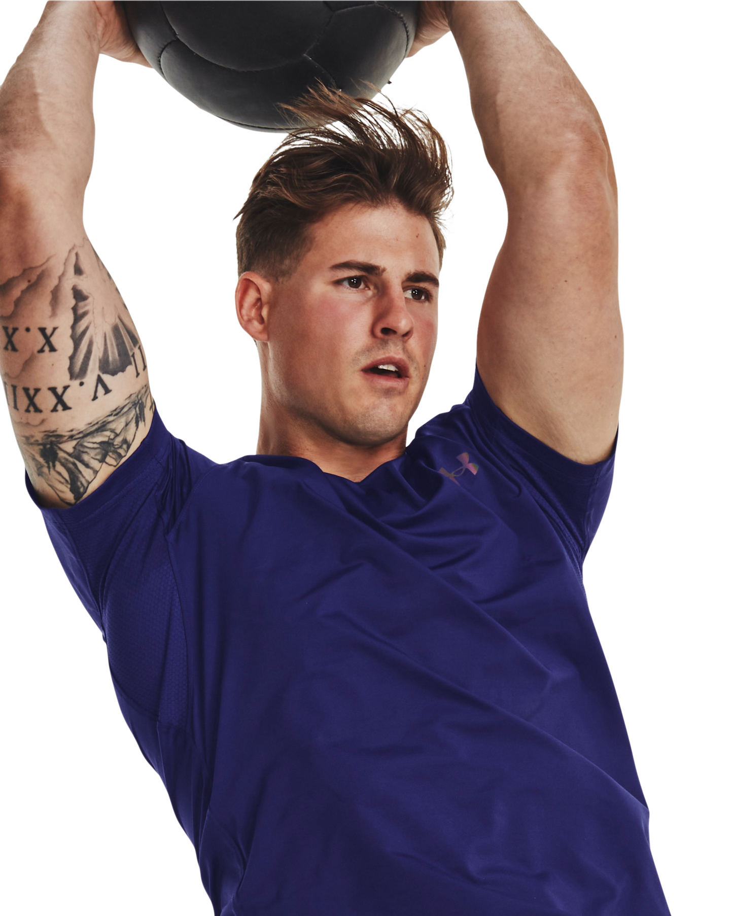 Men's UA RUSH™ Emboss Short Sleeve