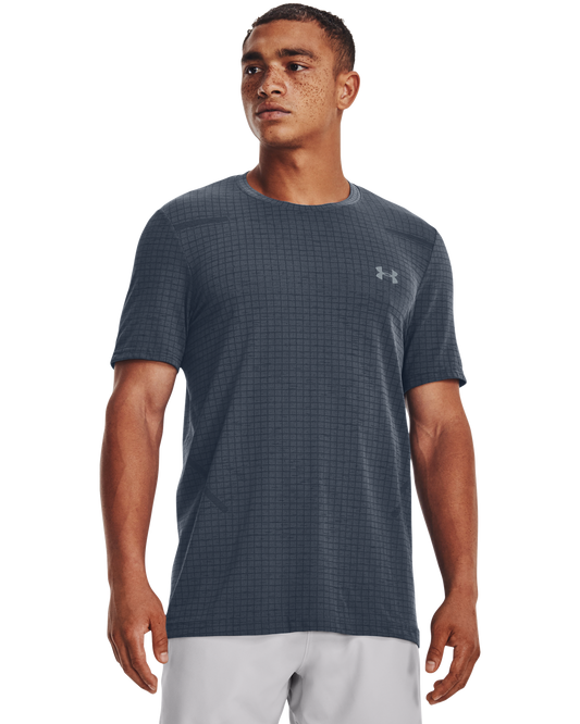 Men's UA Seamless Grid Short Sleeve