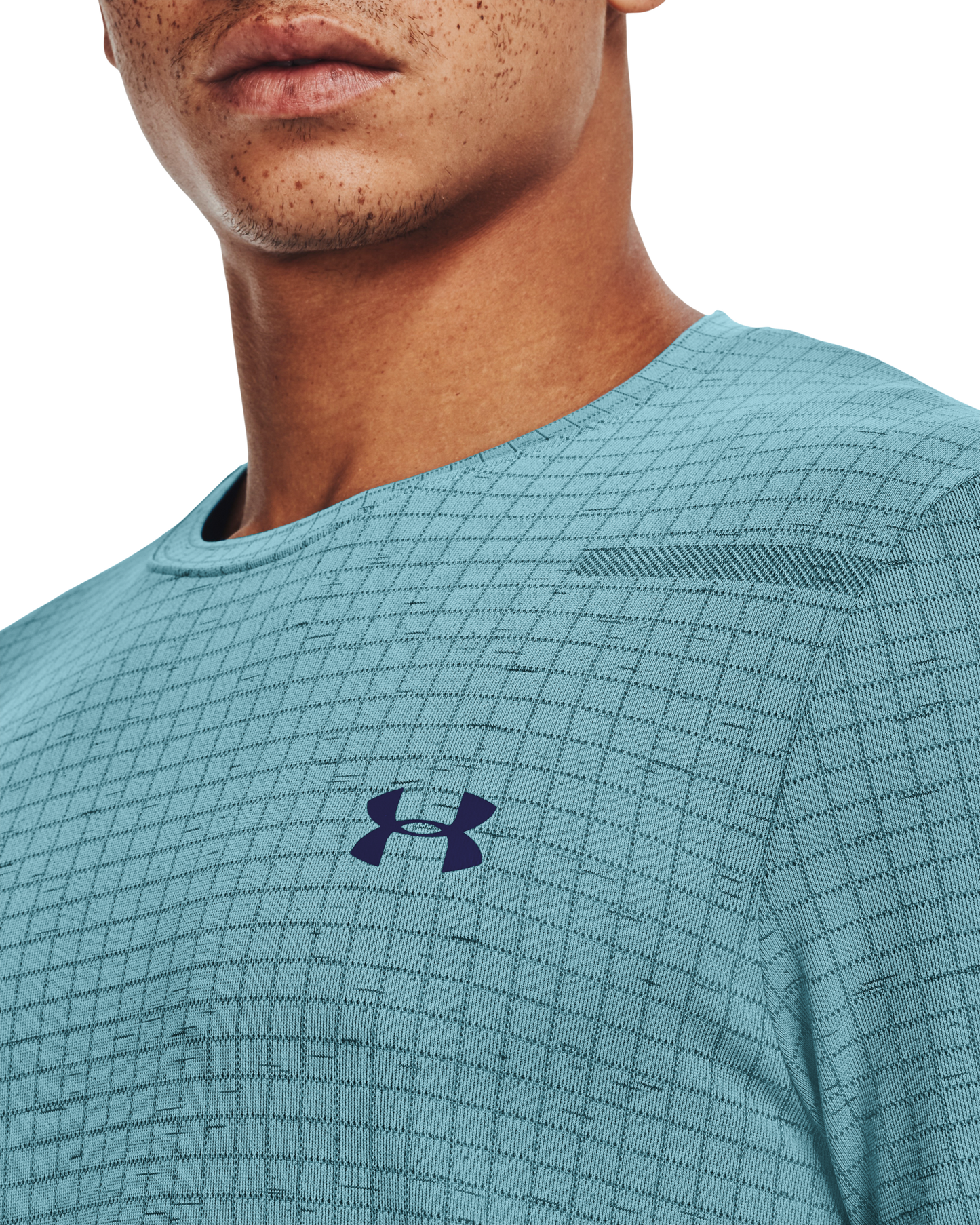 Men's UA Seamless Grid Short Sleeve