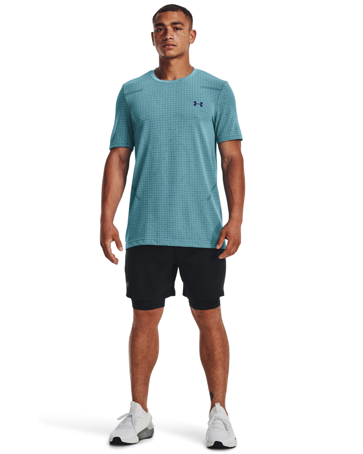 Men's UA Seamless Grid Short Sleeve