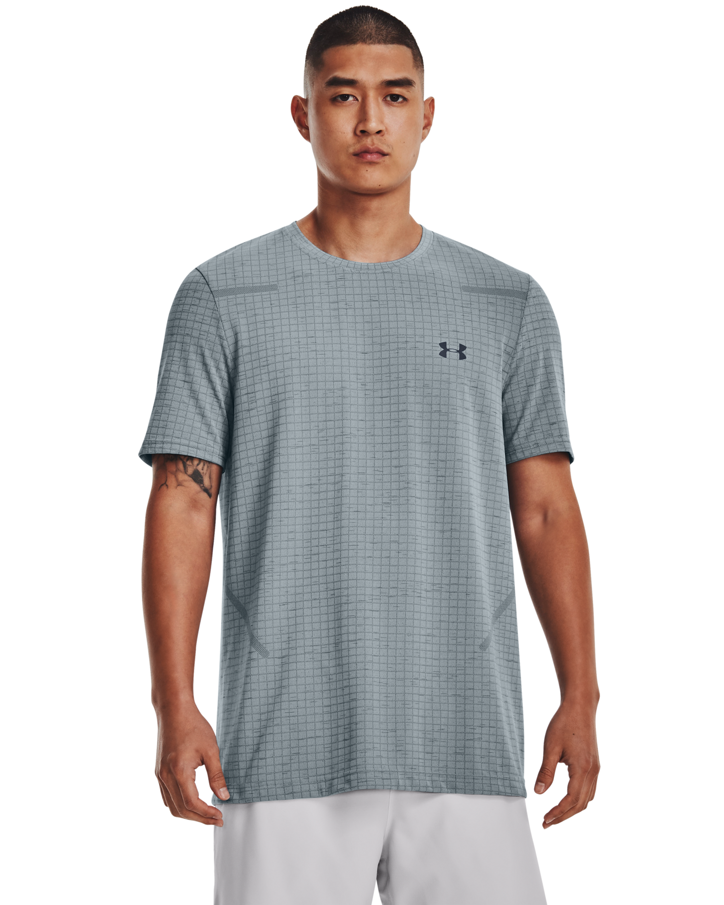 Men's UA Seamless Grid Short Sleeve