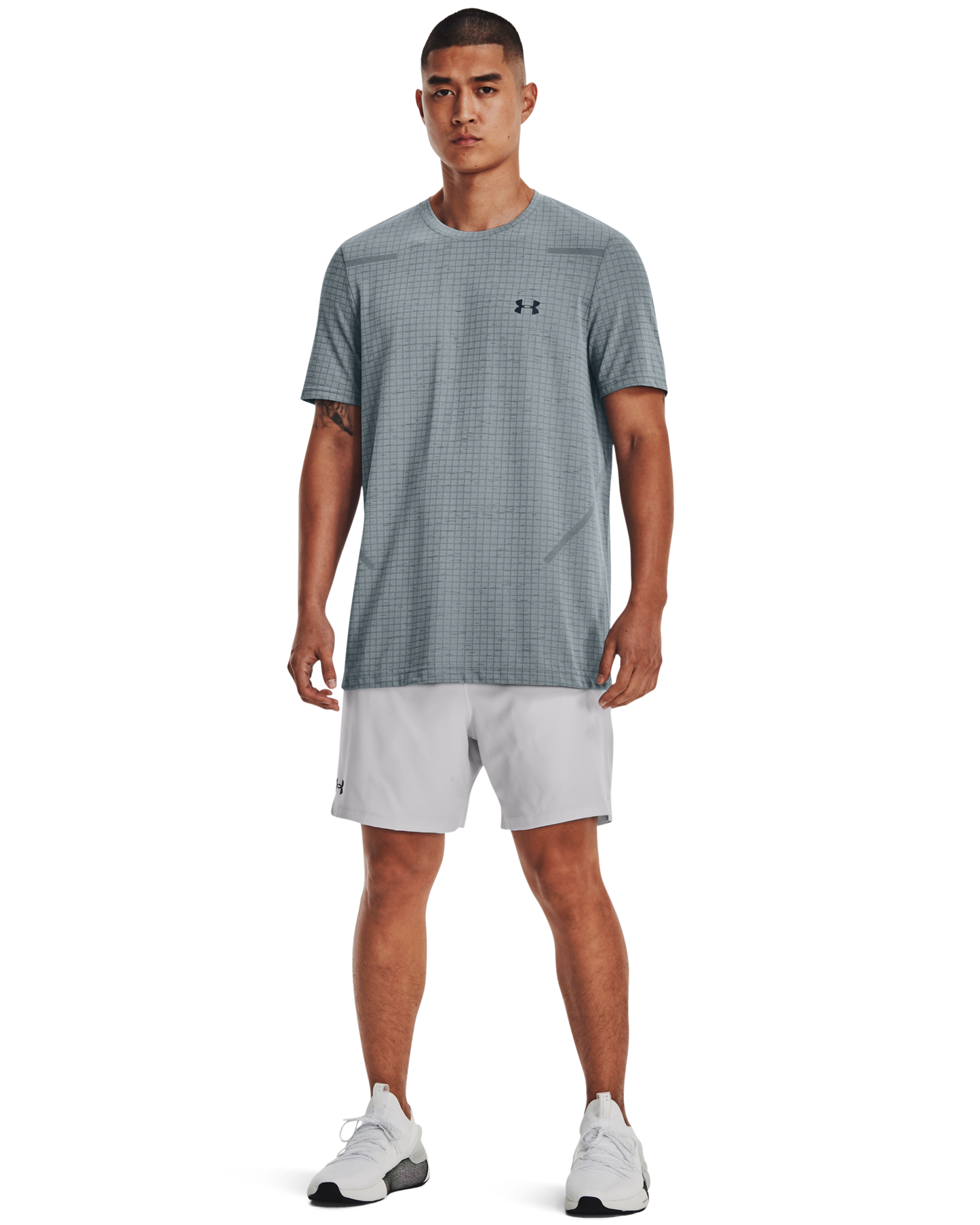 Men's UA Seamless Grid Short Sleeve