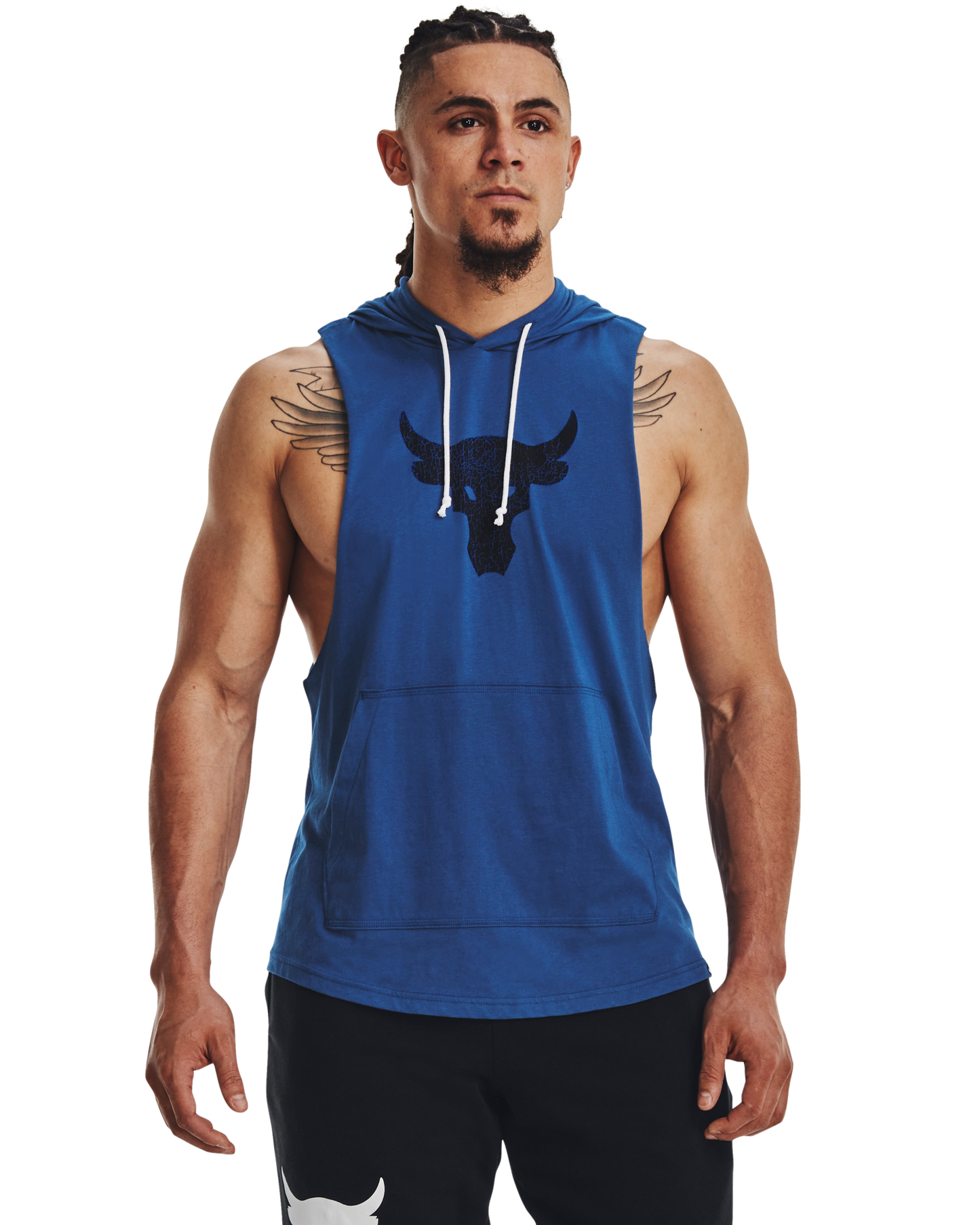 Men's Project Rock BSR Bull Sleeveless Hoodie