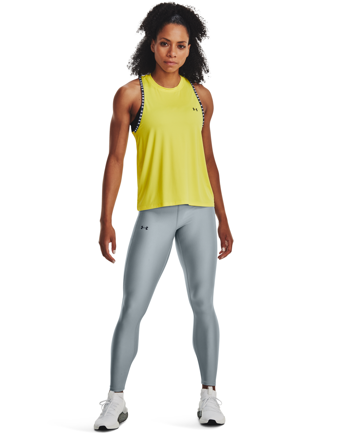 Women's HeatGear® Branded Waistband Leggings