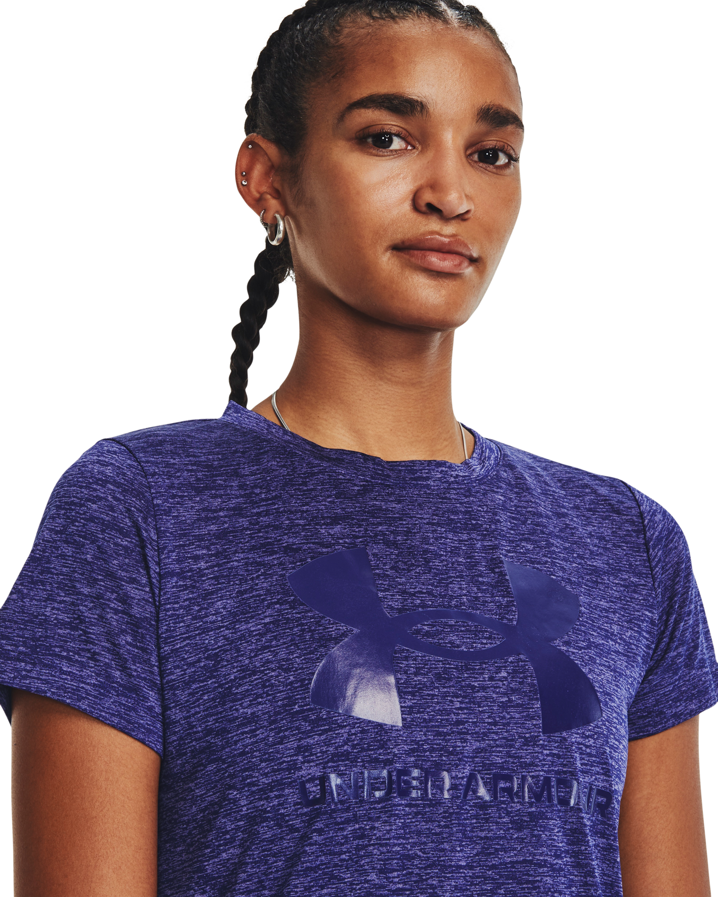 Women's UA Tech™ Twist Big Logo Gel Short Sleeve