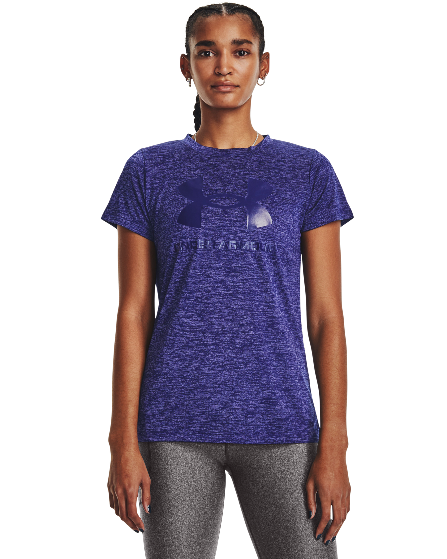Women's UA Tech™ Twist Big Logo Gel Short Sleeve