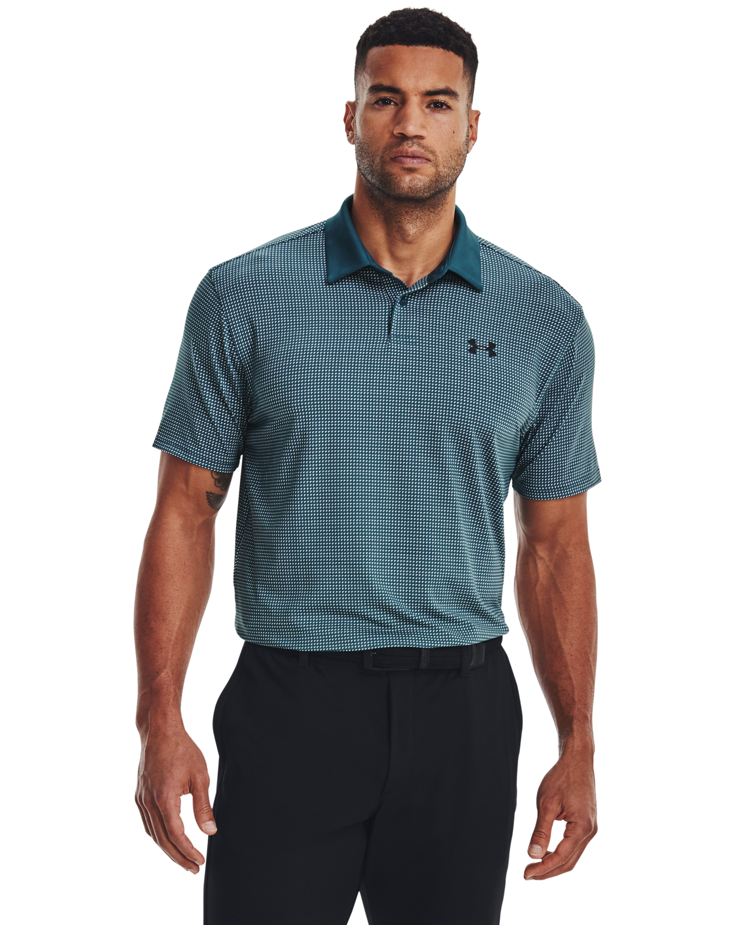 Men's UA Tee To Green Printed Polo