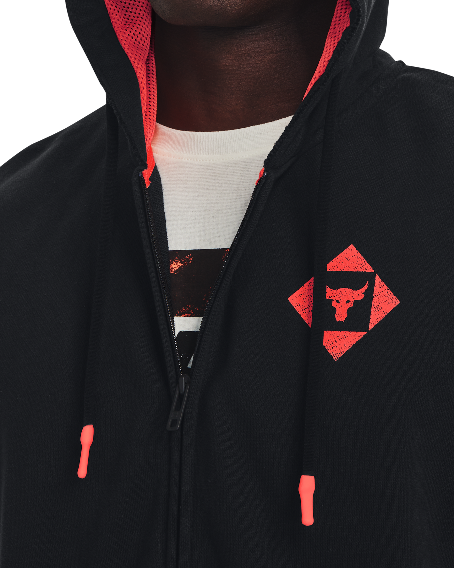 Men's Project Rock Heavyweight Terry Sleeveless Full-Zip Hoodie