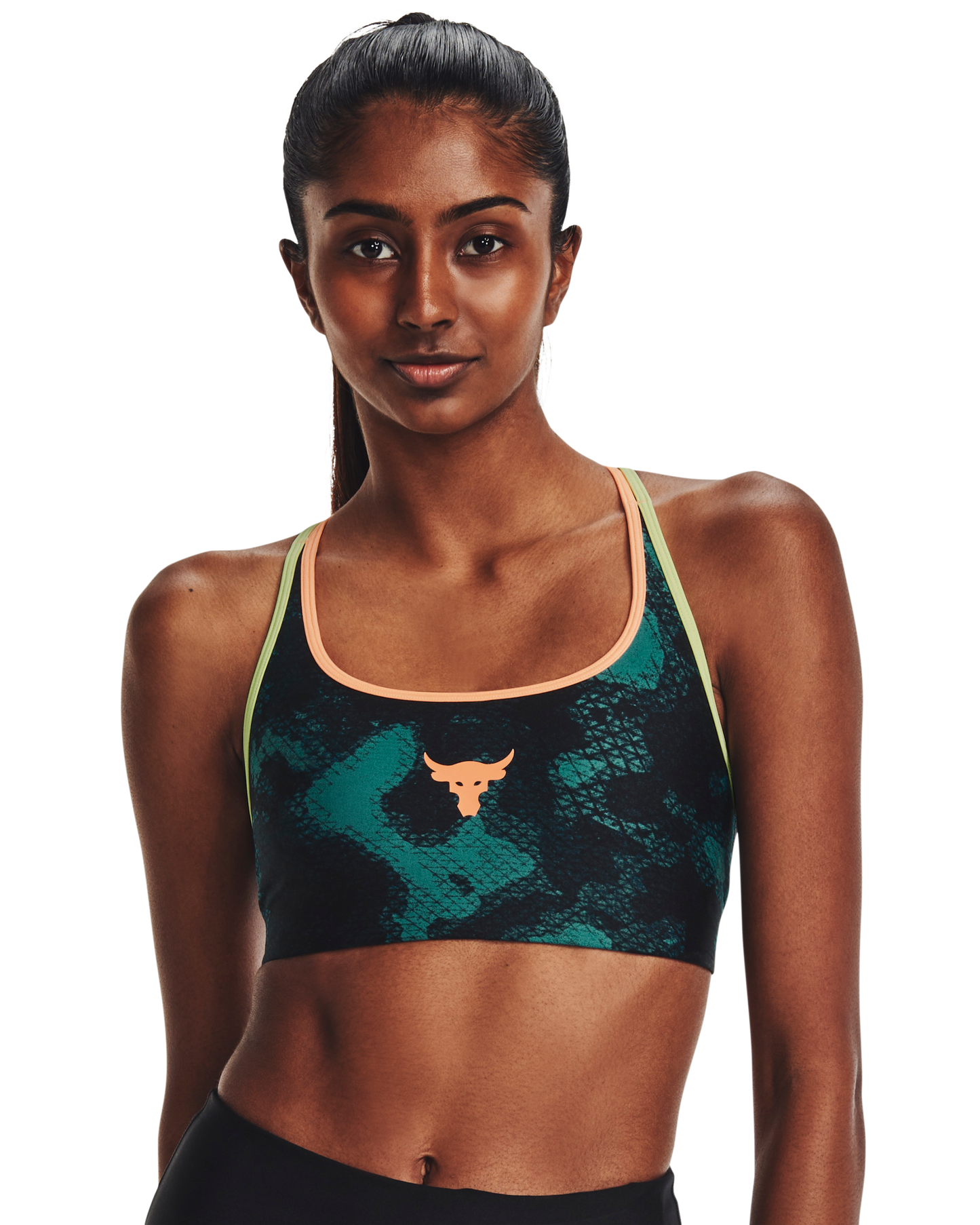 Women's Project Rock Crossback Family Printed Sports Bra