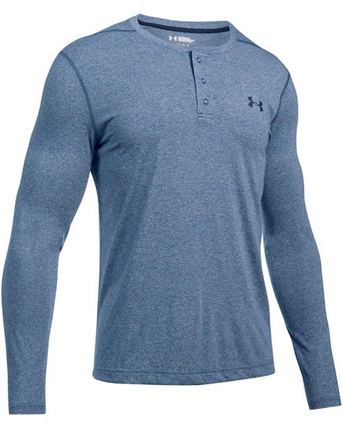 Men's UA Threadborne Siro Henley - Metallic Cristal Gol-997 - Men's Long Sleeves - Under Armour South Africa